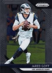 2018 Panini Prizm Base Set Jared Goff #90 card