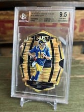 2018 Panini Select Jared Goff Neon Orange Pulsar Prizm Die-Cut #132 card