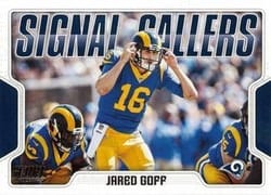 2018 Score Signal Callers Jared Goff #18 card
