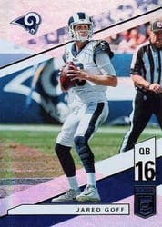 2019 Donruss Elite Base Set Jared Goff #40 card