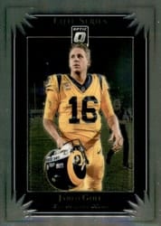 2019 Donruss Optic Elite Series Jared Goff #ES-18 card