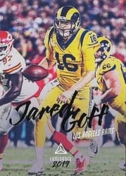 2019 Panini Luminance Base Set Jared Goff #55 card