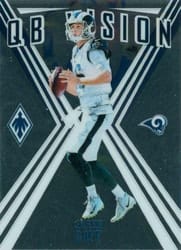 2019 Panini Phoenix QB Vision Jared Goff #19 card