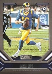 2019 Panini Playbook Base Set Jared Goff #82 card