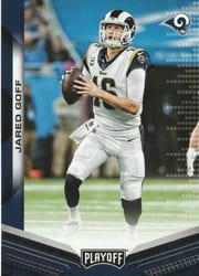 2019 Panini Playoff Base Set Jared Goff #170 card