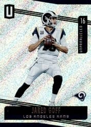 2019 Panini Unparalleled Base Set Jared Goff #169 card