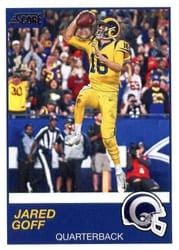 2019 Score Base Set Jared Goff #293 card