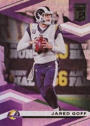 2020 Donruss Elite Base Set Jared Goff #89 card