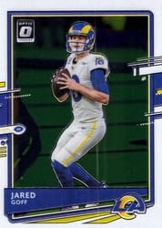 2020 Donruss Optic Base Set Jared Goff #57 card