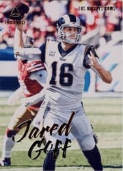 2020 Panini Luminance Base Set Jared Goff #58 card