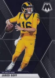 2020 Panini Mosaic Base Set Jared Goff #117 card