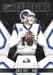 2020 Panini Playbook Captains Jared Goff #CAP-6 card