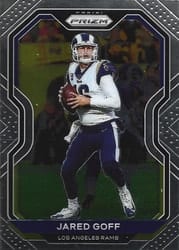 2020 Panini Prizm Base Set Jared Goff #275 card
