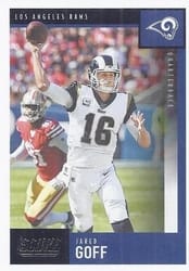 2020 Score Base Set Jared Goff #301 card