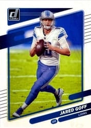 2021 Clearly Donruss Base Set Jared Goff #16 card