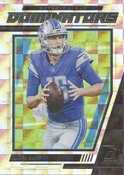 2021 Donruss Dominators Jared Goff #D13 card