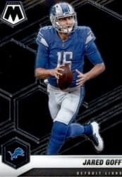 2021 Panini Mosaic Base Set Jared Goff #72 card
