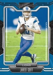 2021 Panini Playbook Base Set Jared Goff #29 card