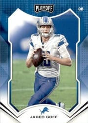 2021 Panini Playoff Base Set Jared Goff #131 card