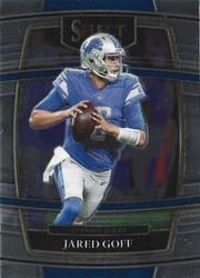 2021 Panini Select Base Set Jared Goff #13 card