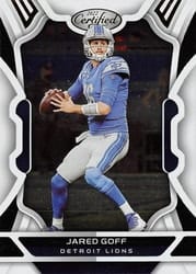 2022 Panini Certified Base Set Jared Goff #33 card