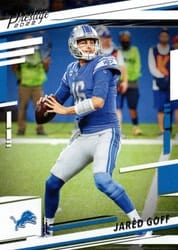 2022 Panini Prestige Base Set Jared Goff #95 card
