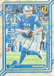 2023 Donruss Dominators Jared Goff #D-24 card