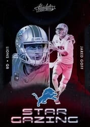 2023 Panini Absolute Star Gazing Jared Goff #SG-3 card