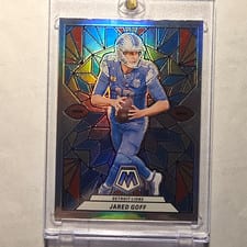 2024 Panini Mosaic Stained Glass Jared Goff #SG-6 card
