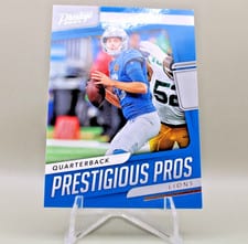 2024 Panini Prestige Prestigious Pros Jared Goff #PP-JGF card