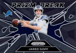 2024 Panini Prizm Prizm Break Jared Goff #9 card