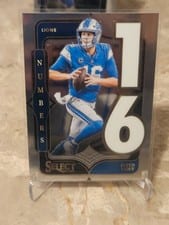 2024 Panini Select Select Numbers Jared Goff #7 card