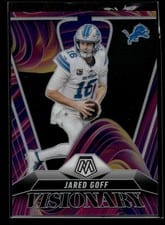 2025 Panini Mosaic Visionary Jared Goff #9 card