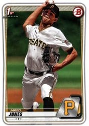2020 Bowman Draft Base Set Jared Jones #BD-70 card