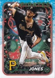 2024 Topps Holiday Base Set Jared Jones #H147 card