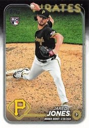 2024 Topps Update Base Set Jared Jones #US95 card