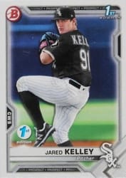 2021 Bowman 1st Edition Base Set Jared Kelley #BP-106 card