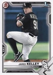 2021 Bowman Prospects Jared Kelley #BP-106 card