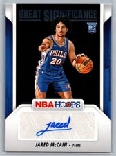 2024-25 Hoops Great SIGnificance Jared McCain #GS-JMC card