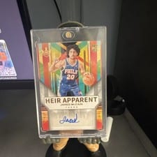 2024-25 Panini Court Kings Heir Apparent Autographs Jared McCain #HA-JAR card