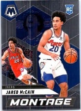 2024-25 Panini Mosaic Montage Jared McCain #5 card