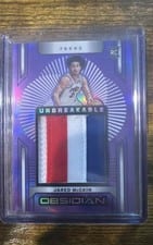 2024-25 Panini Obsidian Unbreakable Memorabilia Jared McCain #UM-JMC card