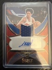 2024-25 Panini Select Rookie Jersey Autographs Jared McCain #RJA-JAR card