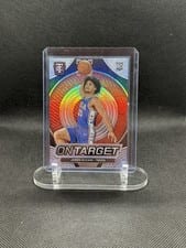 2024-25 Panini Totally Certified On Target Jared McCain #6 card