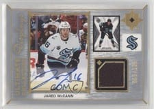 2021-22 Upper Deck Ultimate Collection Ultimate Display Autograph Jersey Jared McCann #UDA-JM card