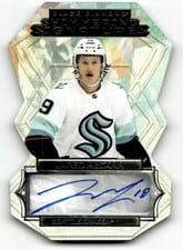 2022-23 Upper Deck Black Diamond Shimmering Signatures Jared McCann #SS-JM card