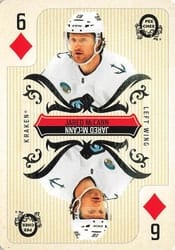 2024-25 O-Pee-Chee Playing Cards Jared McCann #6♦ card