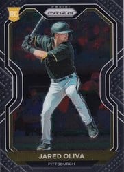2021 Panini Prizm Base Set Jared Oliva #34 card