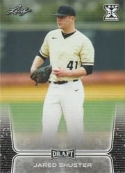 2020 Leaf Draft Base Set Jared Shuster #45 card