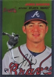 2023 Topps Chrome Platinum Anniversary Base Set Jared Shuster #202 card